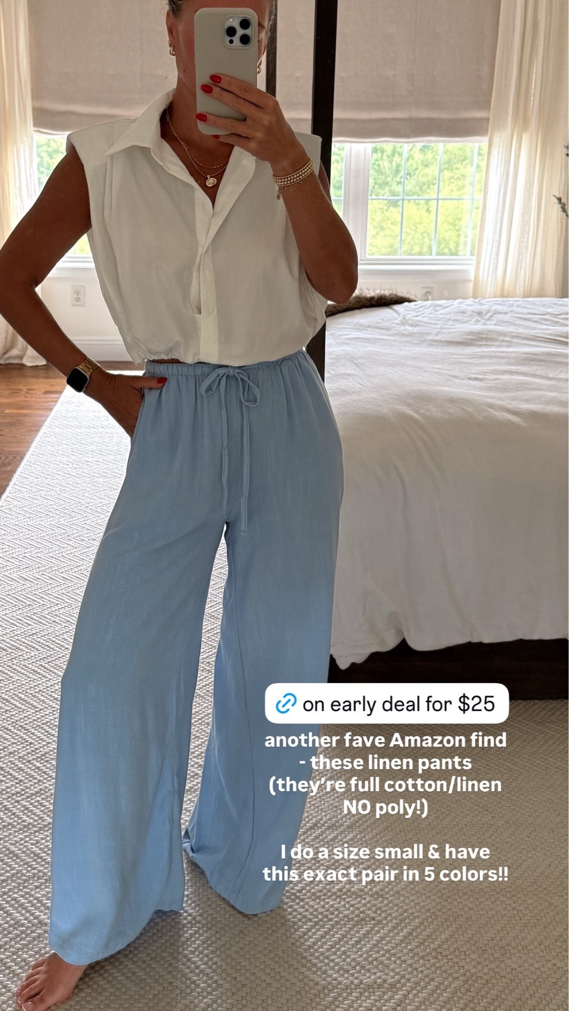 Sky Blue linen pants on limited deal for Prime Day!! 

Prime Day Fashion, Prime Day Fashion Deals, Amazon Prime Day Fashion, Prime Day Clothing Deals, Amazon Fashion Deals, Amazon Fashion Finds

#LTKootd #LTKSaleAlert