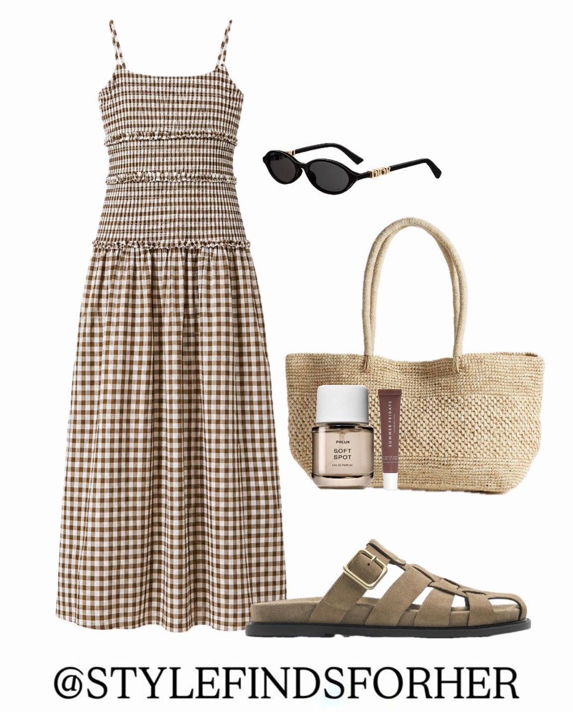 This drop waist number is the perfect city break dress. Gingham olive teamed with caged sandals and a wicker bag 🤤 Don’t forget the designer sunnies to finish 👌🏼

#LTKTravel #LTKSeasonal #LTKootd