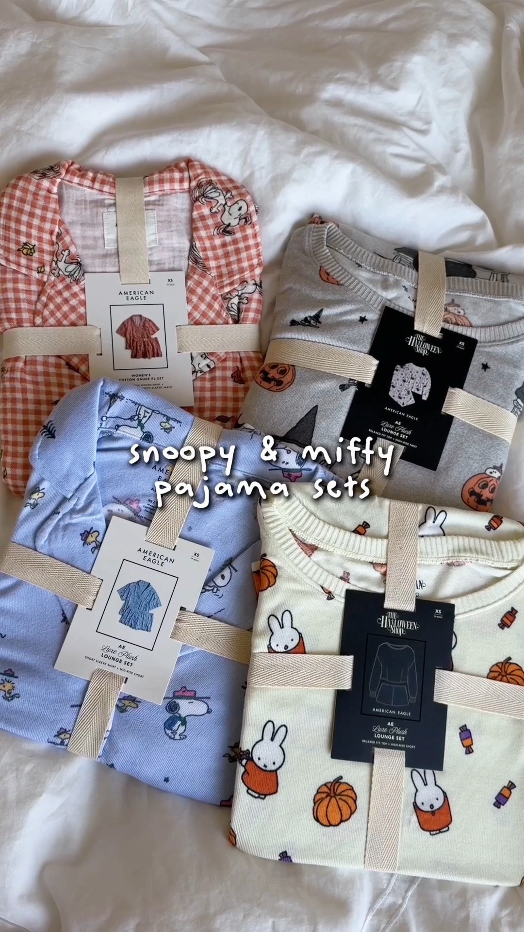 Snoopy & Miffy pajamas!! They’re sooo soft and comfy 🥰🧡 

#snoopy #peanuts #miffy #americaneagle #aerie #pajamas #pajamaset #loungewear #casual #halloween #halloweenstyle #fall #fallstyle #fallfashion #matchingset

#LTKSeasonal #LTKselfcare #LTKmorningroutine