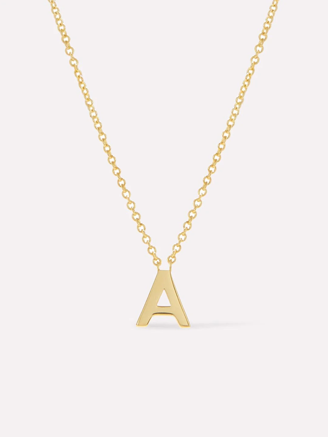 Shop Gold Initial Letter Necklace | Ana Luisa