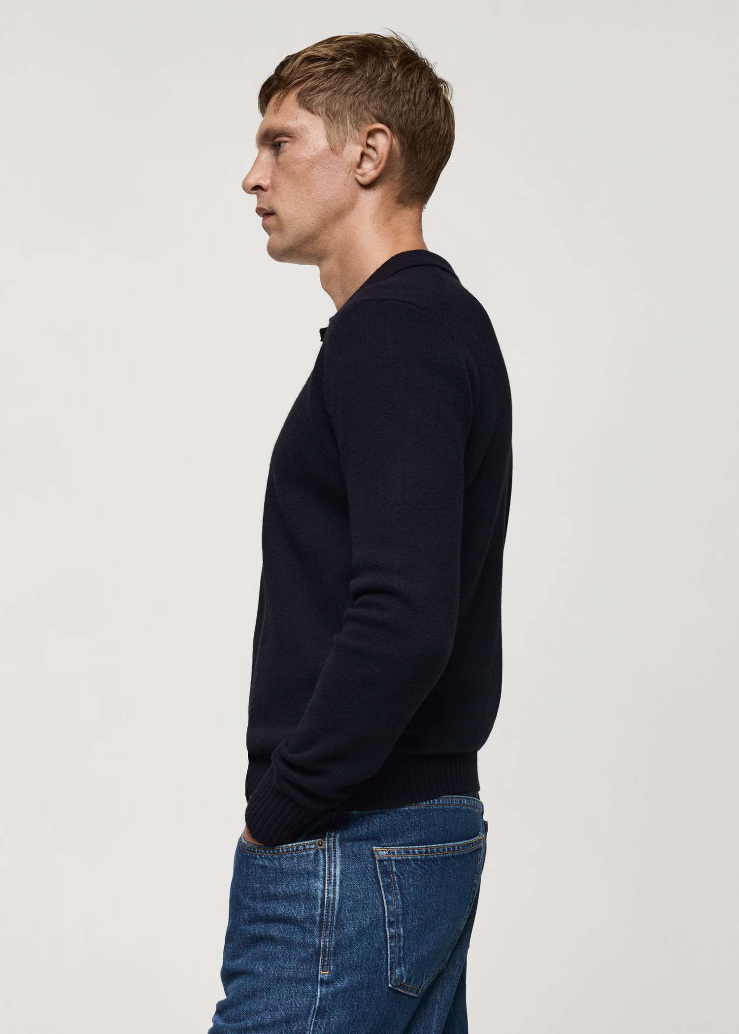 Polo collar wool sweater | Mango (US/MX/AU)