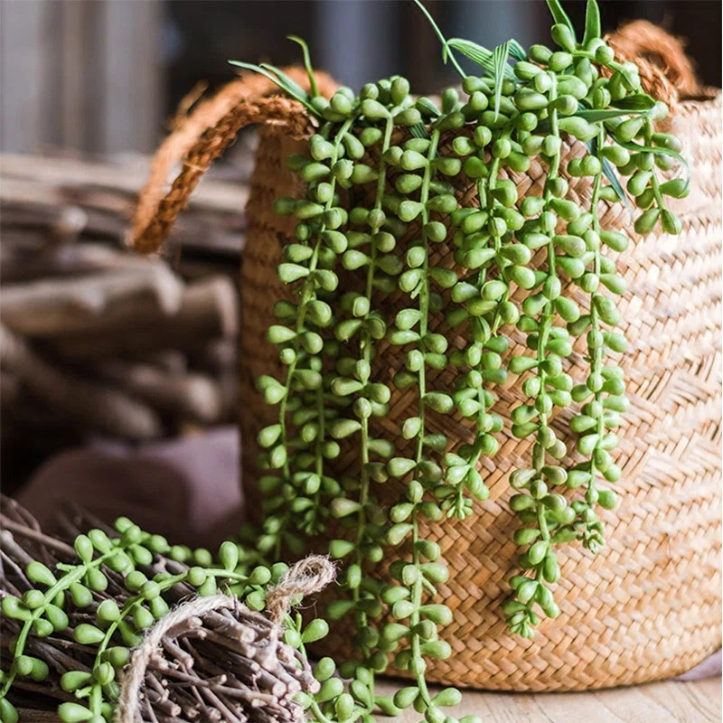Rustic Artificial Tear Drop Hanging Succulent Plant | Wayfair North America