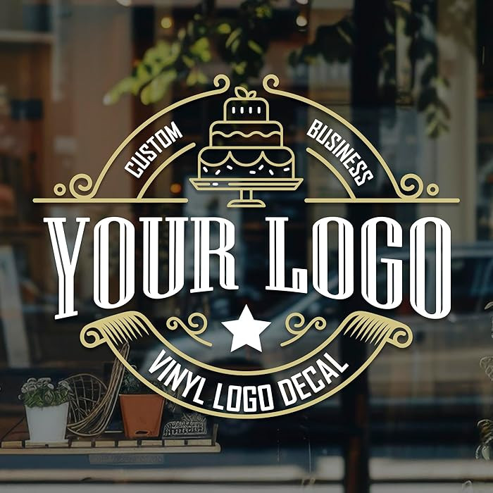 Custom Business Logo Decal for Walls & Windows, Personalize & Build Your Brand with Durable, Weat... | Amazon (US)