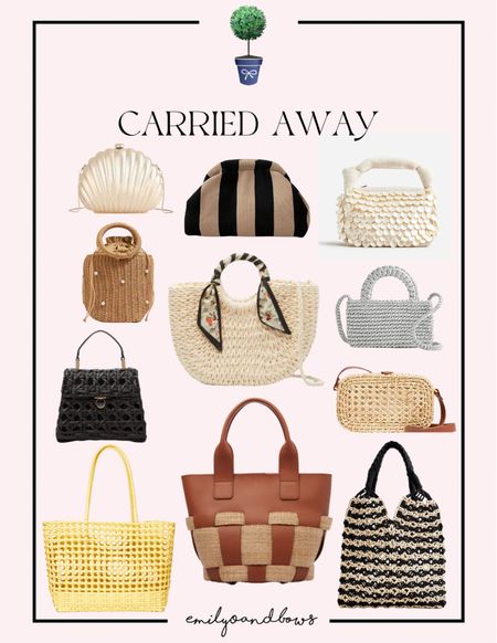 Carried Away! Rounding up my favorite summer bags! 