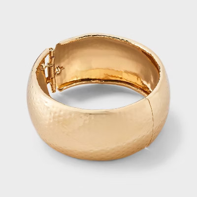 Textured Hinge Bracelet - Universal Thread™ Gold | Target