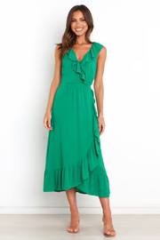 Mariska Dress - Green | Petal & Pup (US)