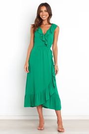 Mariska Dress - Green | Petal & Pup (US)