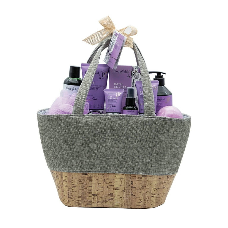 Bloomfield Luxury Lavender Bath Gift Set with Tote Bag, 11 Pieces - Walmart.com | Walmart (US)