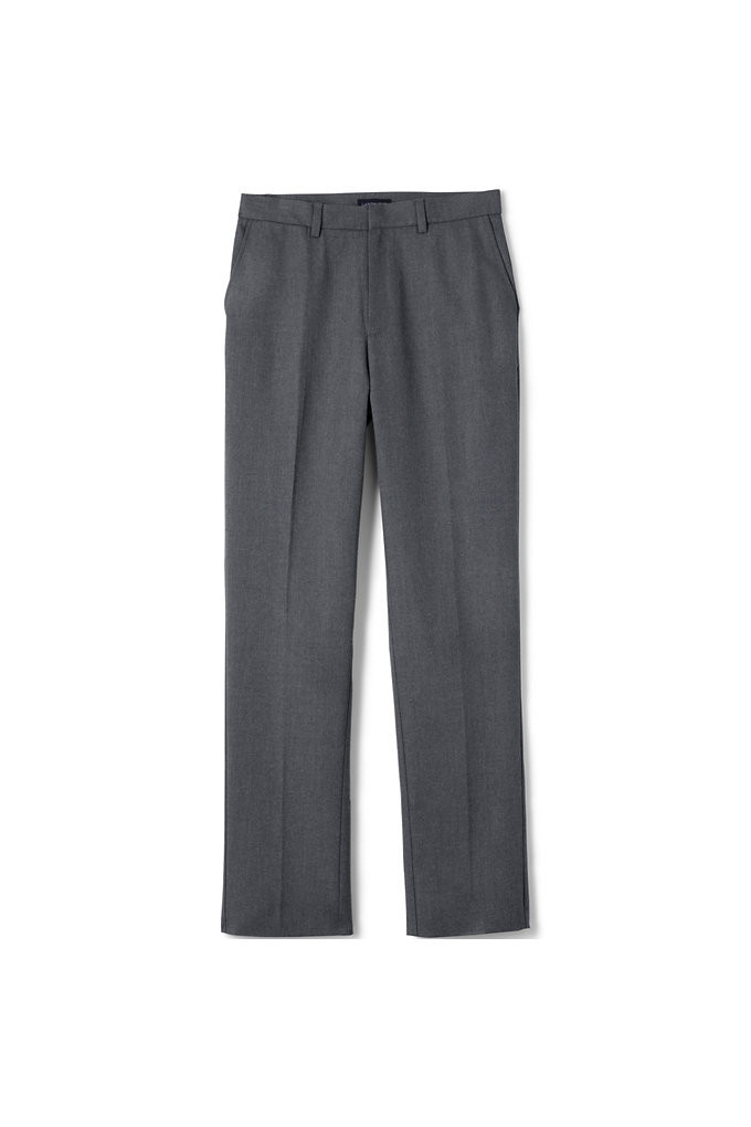 Men's Dress Pants - Lands' End - Gray - 34 | Lands' End (US)