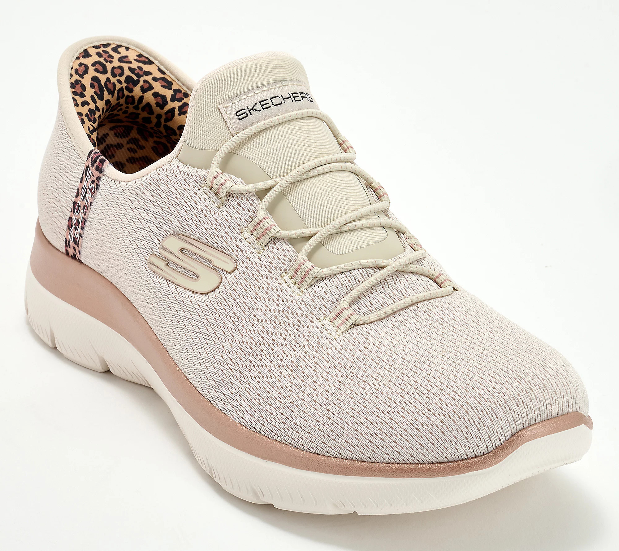 Skechers Slip Ins Summits Animal Bungee Sneaker | QVC