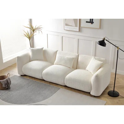 Mid Century Modern Bedroom , 3 Beige - Thick Cushion And Soft For Bedroom, Fabric Fashionable Style | Wayfair North America