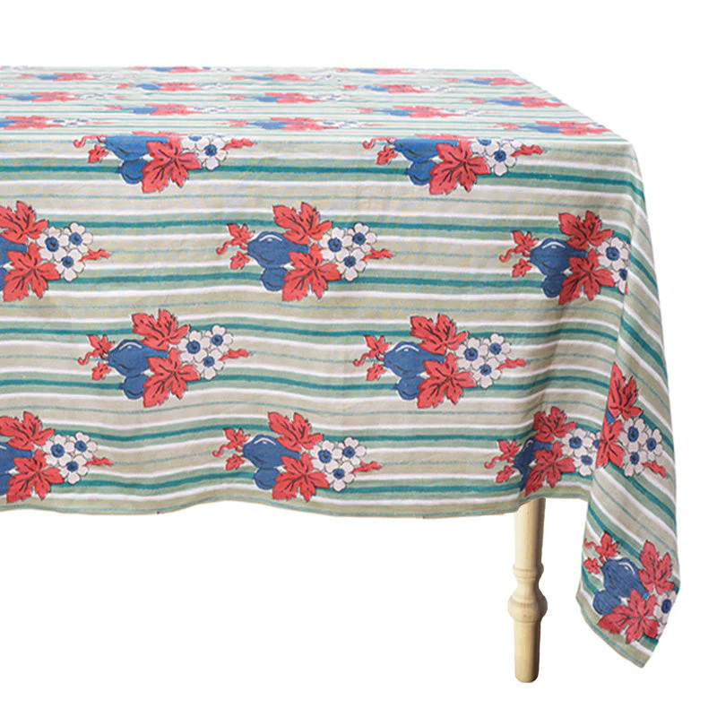 Green Turnip Tablecloth, Rectangular | Cabana Magazine