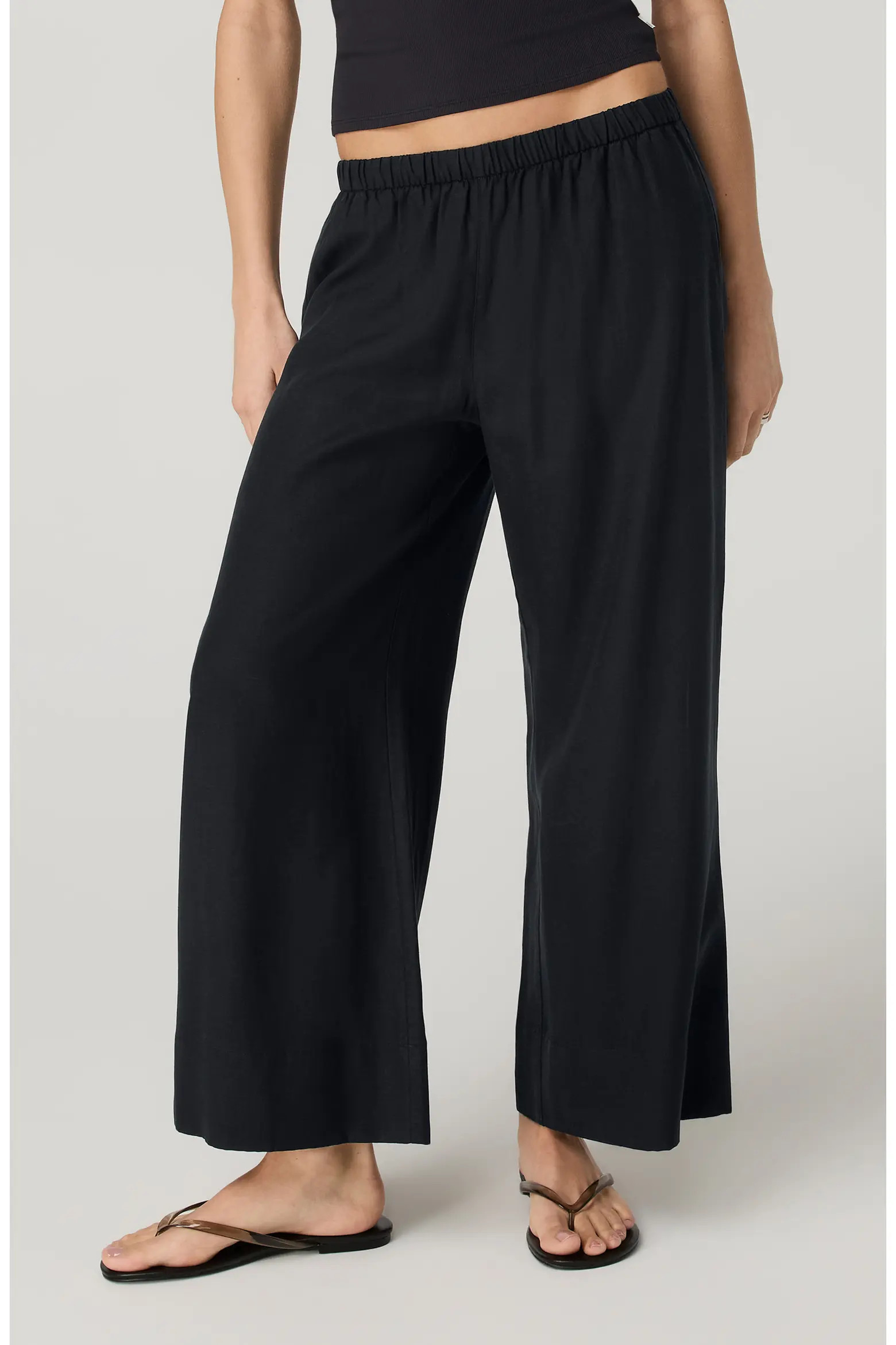 Trestles Twill Everyday Wide Leg Crop Pants (Women) | Nordstrom | Nordstrom