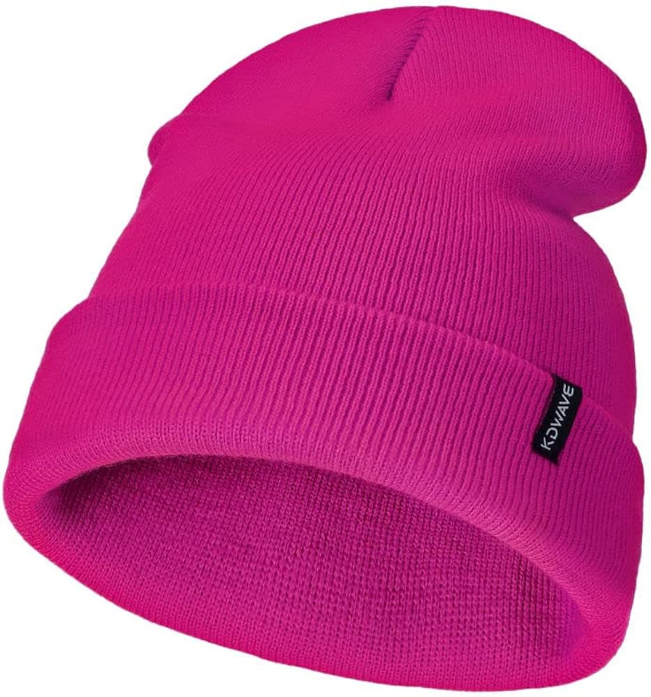 Beanie Hats for Women Men Unisex Soft Knit Cuffed Skull Cap Beanie Stretchy Solid Color Winter Ha... | Amazon (US)