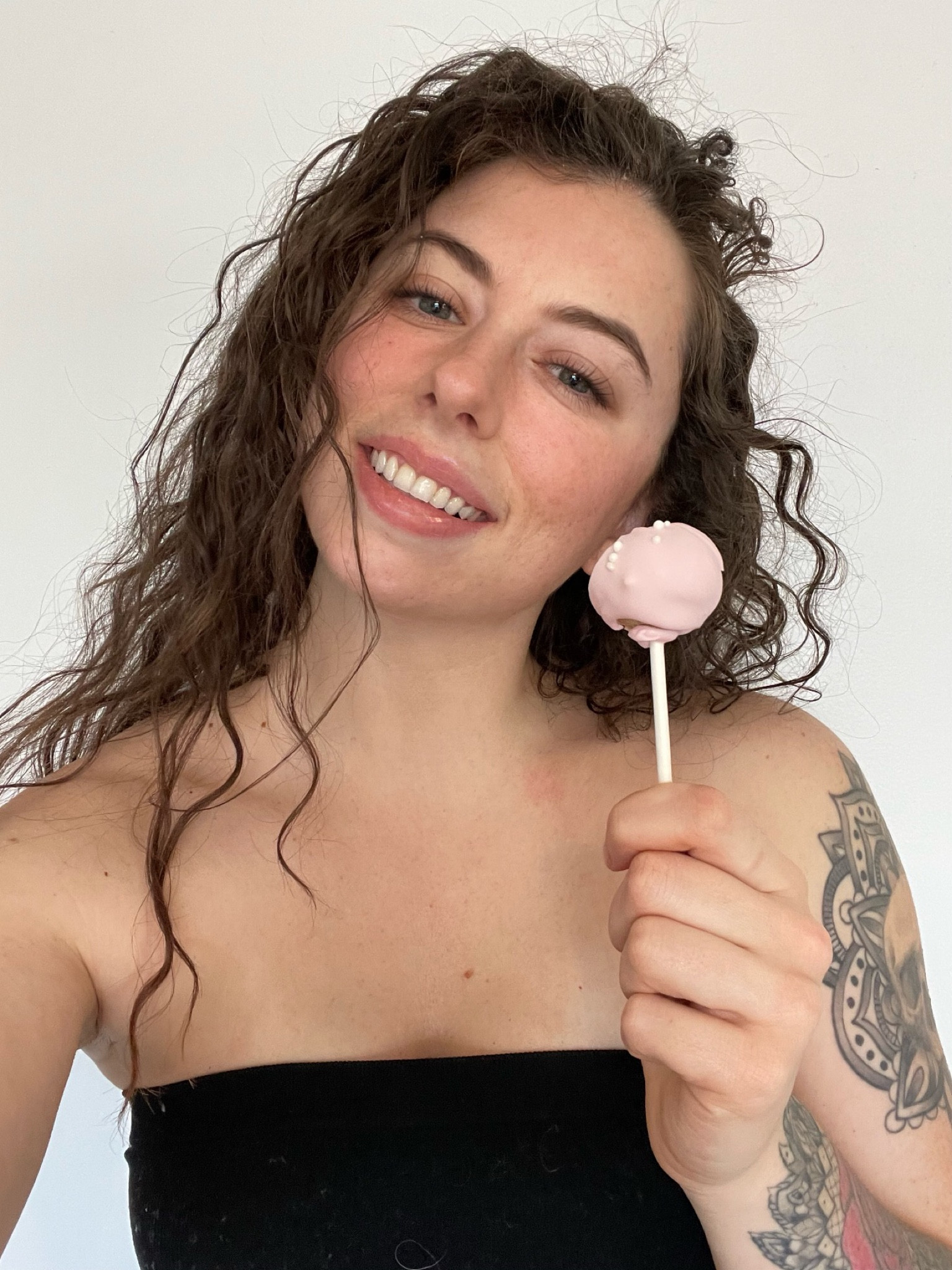 In honor of my birthday 🎂 here is the Starbucks cake pop recipe. 1 box vanilla cake mix. Vanilla frosting. White chocolate melts & pink food coloring or the also have pink chocolate melts @walmart. Sticks and they also sell cake pop stands for them to dry on.  When mixing the cake batter mix only eggs and water do NOT add butter or oil. Bake cake till toothpick comes out clean.   Crumb cake with one spoon of frosting till you can form balls. Refrigerate 1 hr. Melt chocolate and dip stick In chocolate press 1/2 through cake ball. Once firm remelt chocolate and coal evenly . Sprinkle on the sprinkles lol cool in fridge 1 hr and serve. They are good for 7 days at room temp or 14 days in the fridge. Enjoy ! #birthday #starbuckscakepop #cakepops #birthdaycakepops #starbucksathome #30thbirthday 

#LTKkids #LTKhome #LTKfamily
