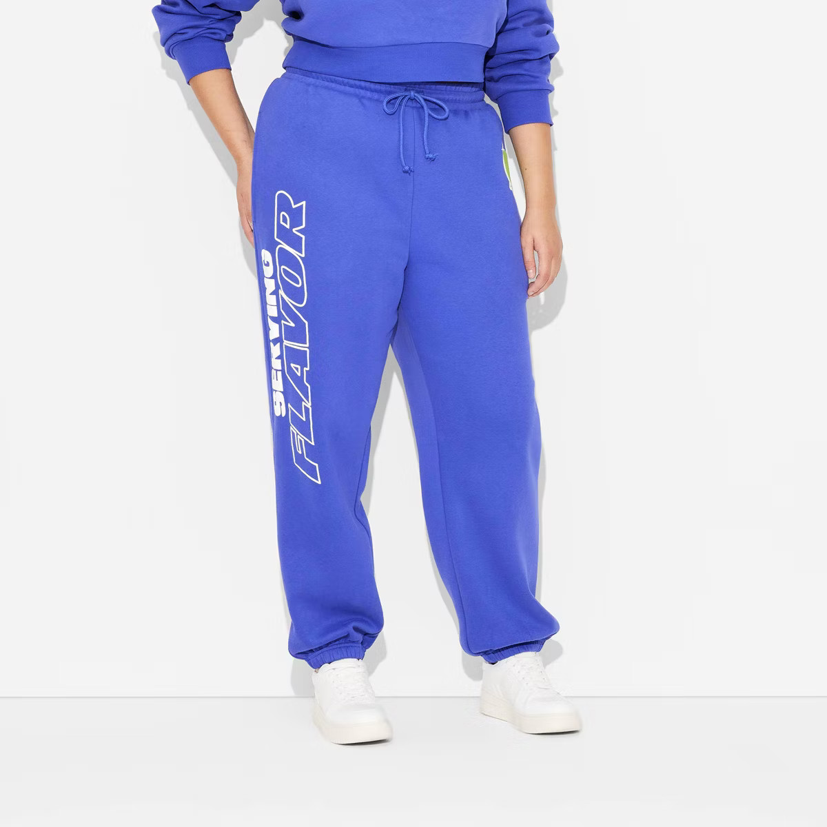 Adult Poppi Forever Icon Graphic Jogger Sweatpants - Purple 1X | Target