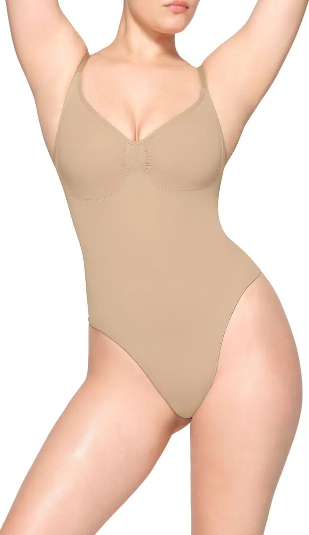 Seamless Sculpt Thong Bodysuit | Nordstrom