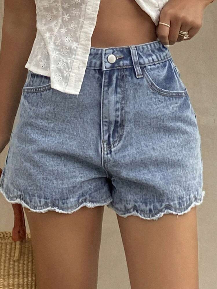 DAZY Summer New Loose Casual Vacation Style Women Denim Shorts | SHEIN