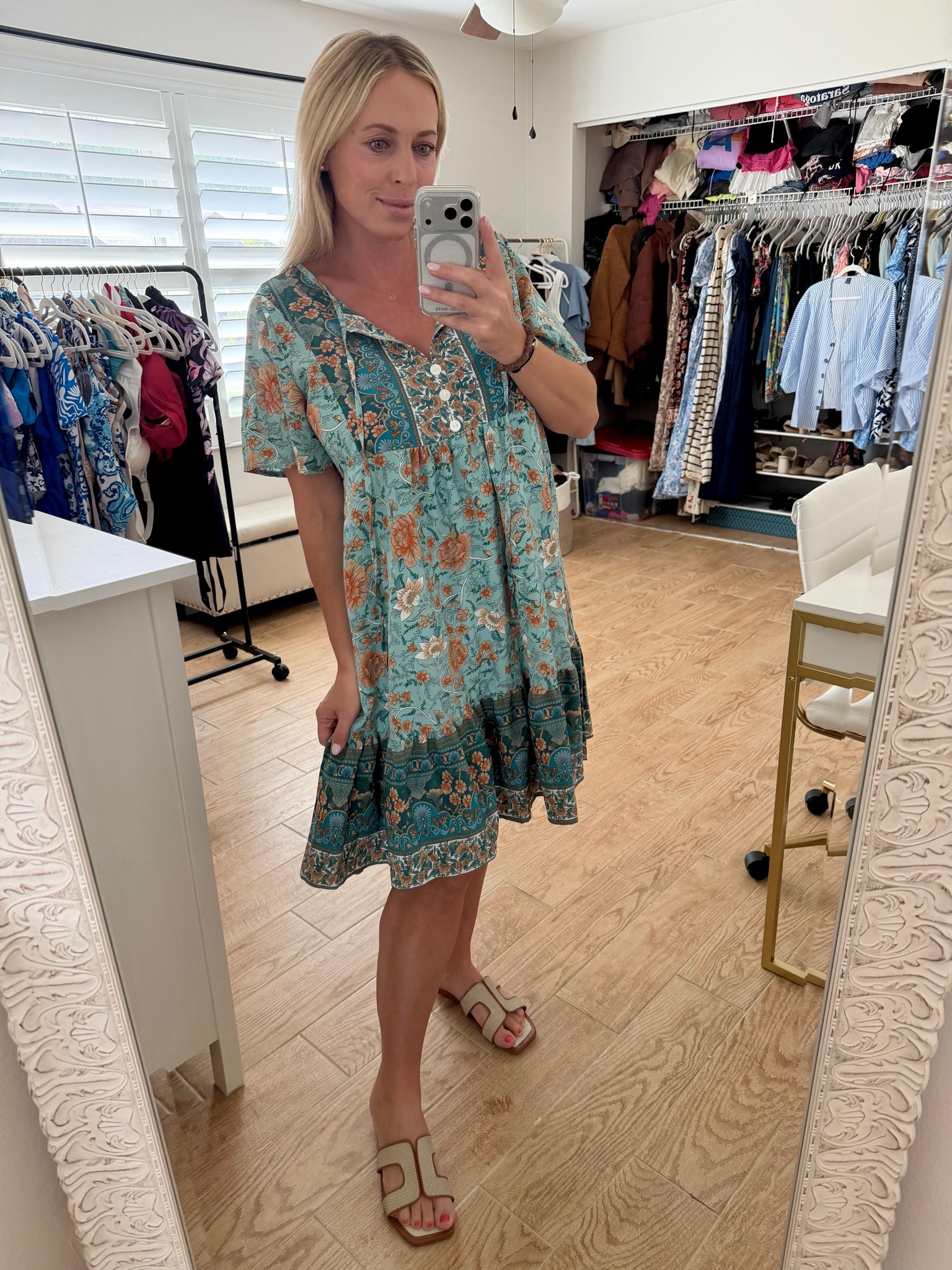 Summer dress. 21 weeks pregnant. Wearing XL

#LTKootd #LTKSeasonal #LTKBump