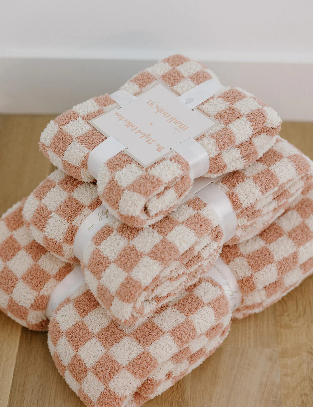 TSC x Madi Nelson: Mini Checkered Full Size Buttery Blankets | The Styled Collection
