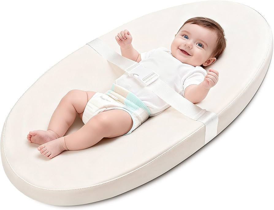 Baby Diaper Changing Pad, Wipeable Baby Changing Pad for Dresser, Contoured Waterproof Changing P... | Amazon (US)