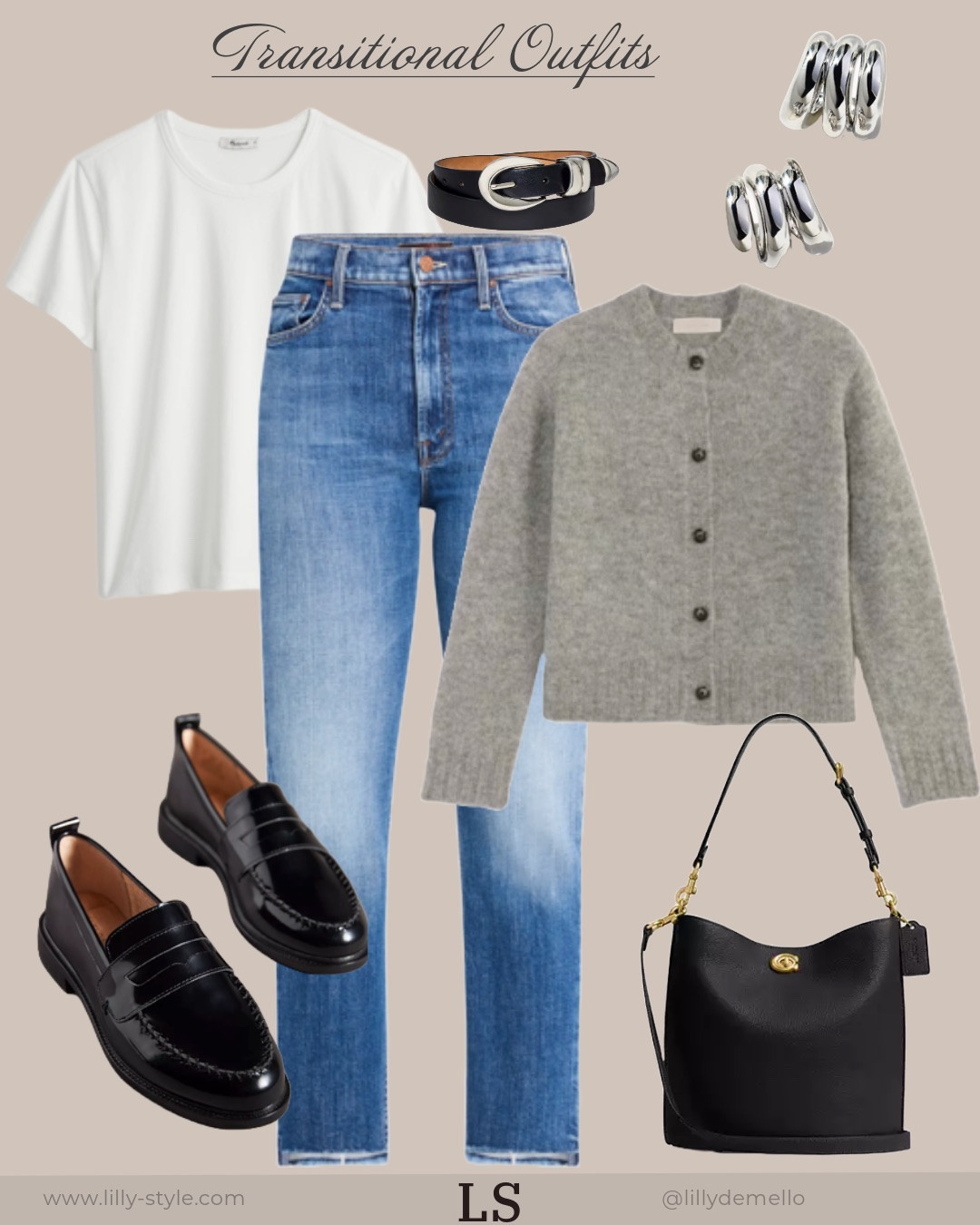 I could wear this type or outfit every single day! A good pair of jeans, white tee, a nice cardigan pairs with loafers. Love!!! 

#LTKShoeCrush #LTKStyleTip #LTKItBag