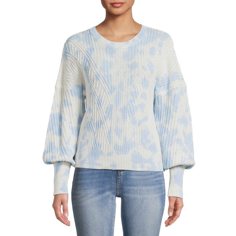 Time and Tru Women's Mixed Rib Sweater - Walmart.com | Walmart (US)