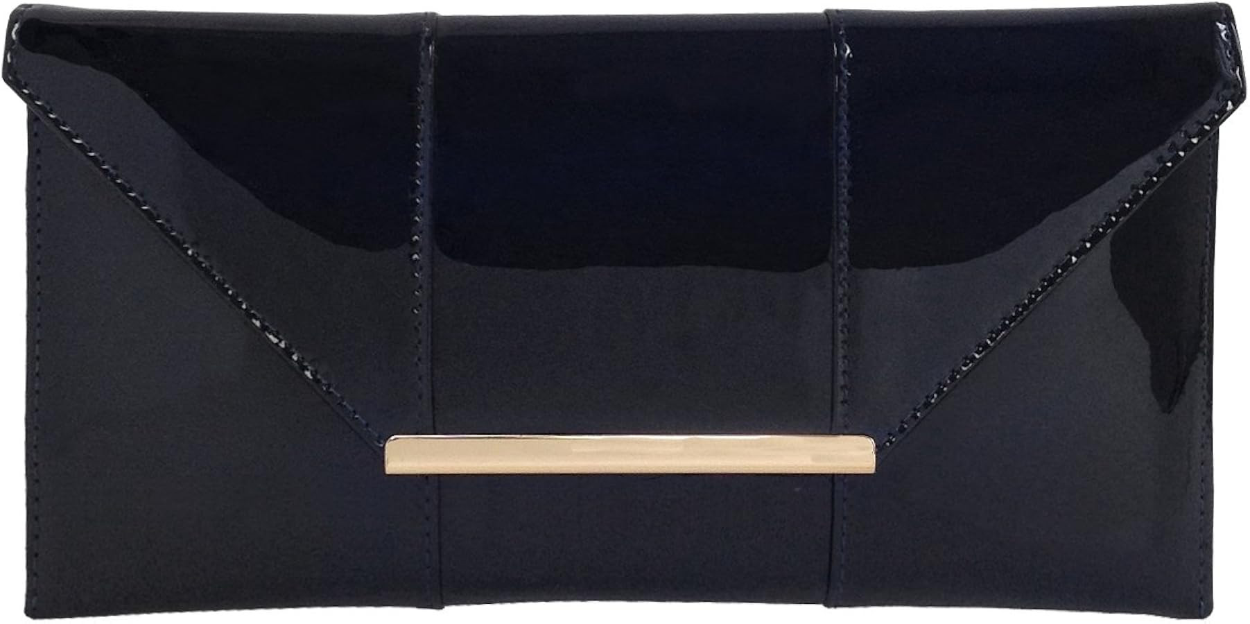 JNB Faux Patent Leather Envelope Candy Clutch | Amazon (US)