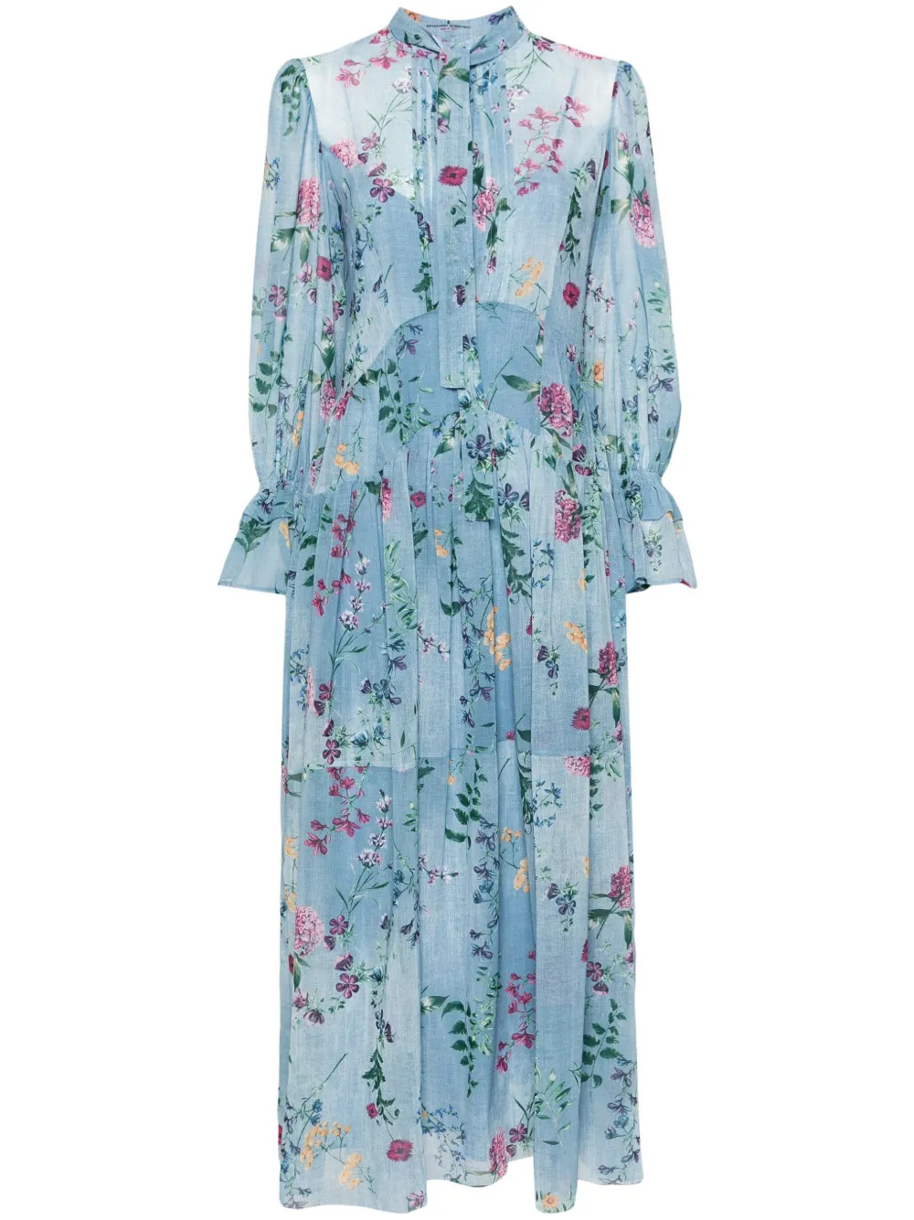 floral-print midi dress | Farfetch Global