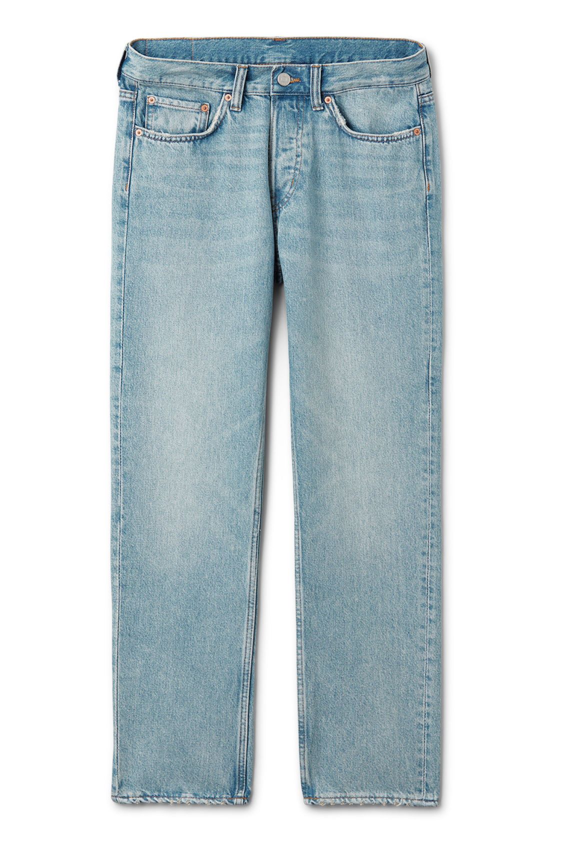 Vacant Cropped Spring Blue Jeans - Blue | Weekday