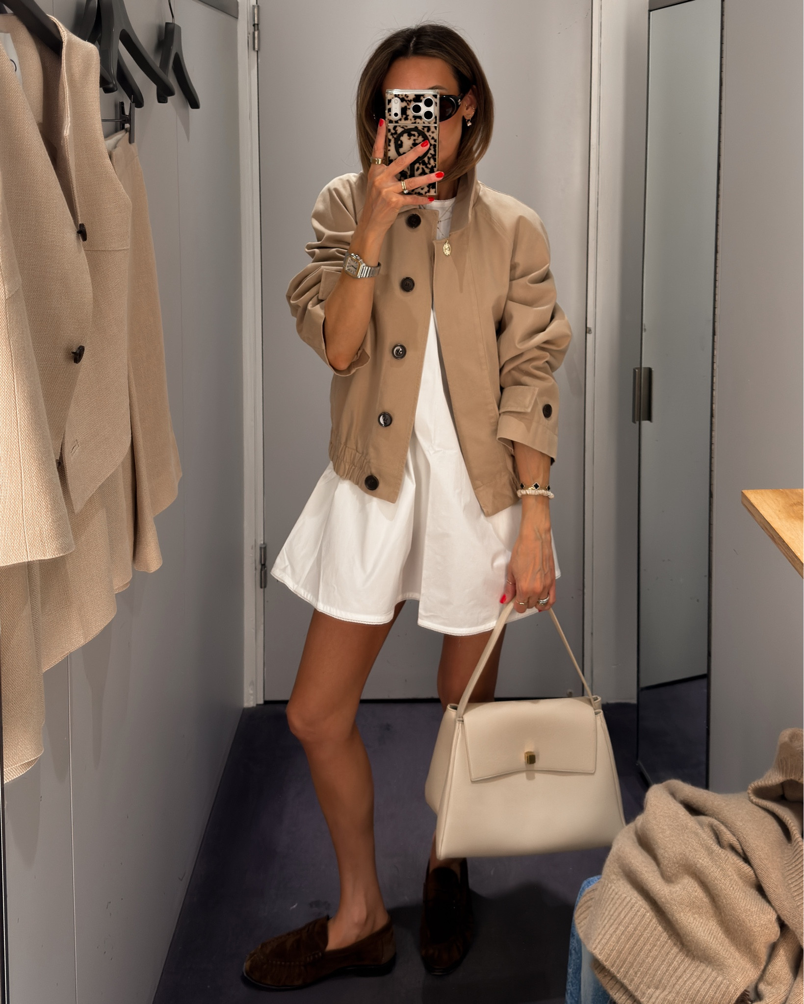 The cutest summer duo! Mini dress size 2 and round shoulder jacket (cool girl vibes) size XS 