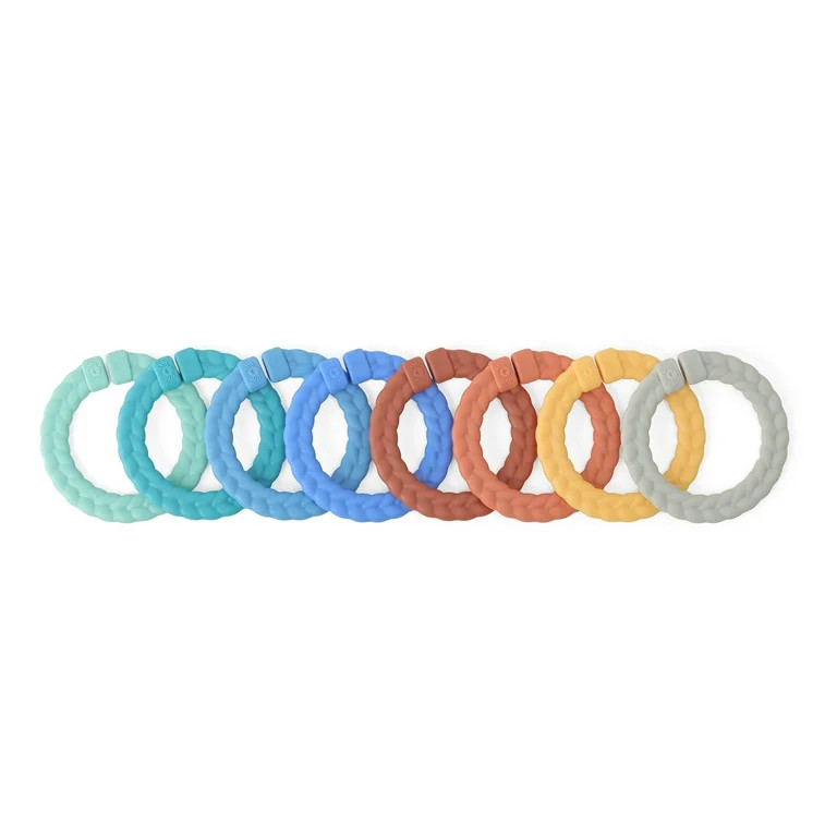 Itzy Ritzy Unisex Linking Ring Teether Set - Desert Multi Color | Walmart (US)