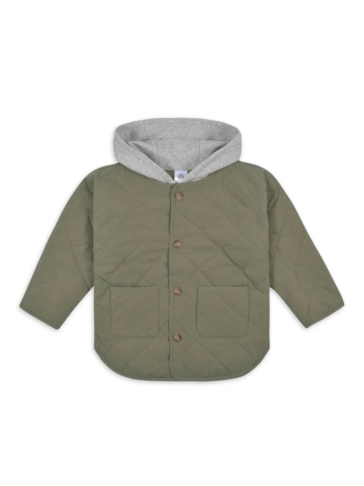 Gerber Toddler Boy Hooded Quilted Jacket, Sizes 12M- 5T - Walmart.com | Walmart (US)