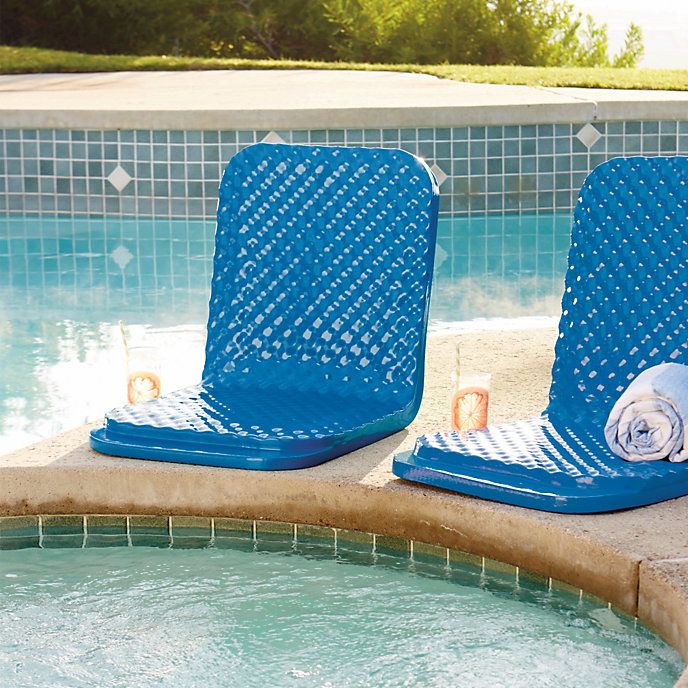 Folding Poolside Seat | Frontgate | Frontgate