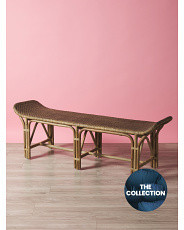 Made In Indonesia 21x59 Woven Bench | Poufs & Ottomans | HomeGoods | HomeGoods