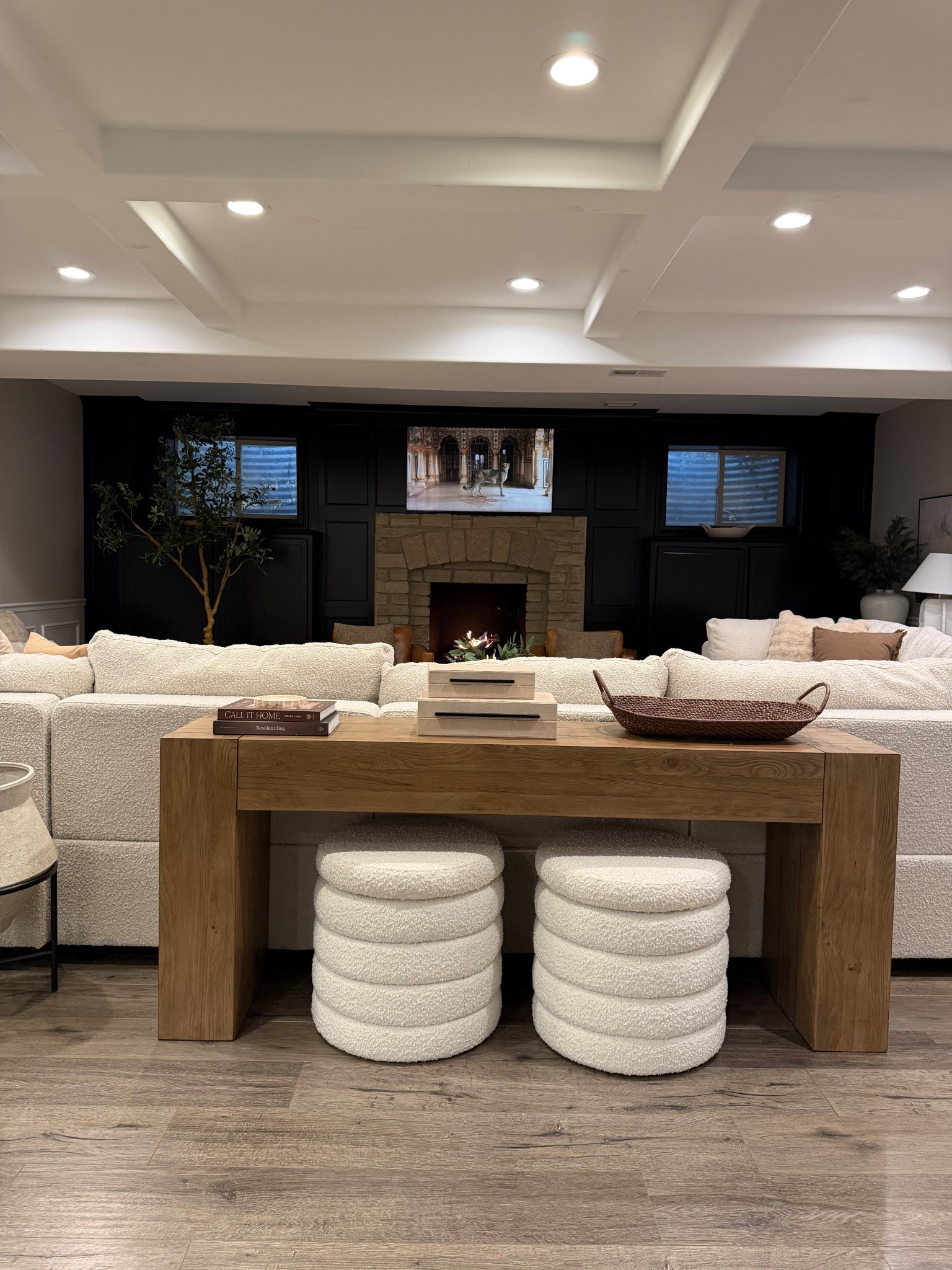 #ad Wayfair is my go to for beautiful, attainable furniture! My storage ottomans are on sale now they are such good quality! Use as extra seating in living room, under console table or styled anywhere! 

@wayfair #wayfairfinds #wayfairpartner #wayfairhome #storageottoman #consoletable #ottoman #wayfair #basement #livingroom 

#LTKSeasonal #LTKSaleAlert #LTKHome