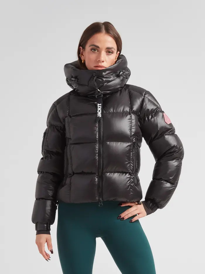 EZ Boxed Hooded Cropped Puffer Coat | Nordstrom