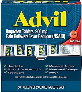 Advil Tabs 2-Pack Pouch 50 | Amazon (US)