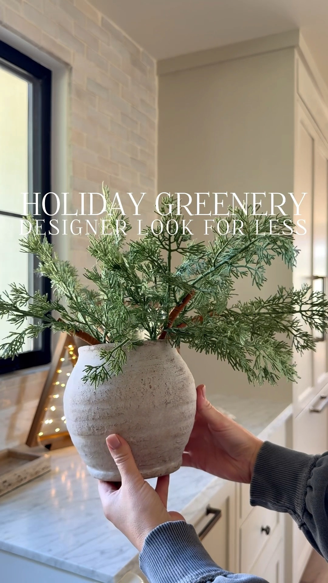Holiday greenery and vase from Amazon!! 

#LTKFindsUnder50 #LTKHoliday
