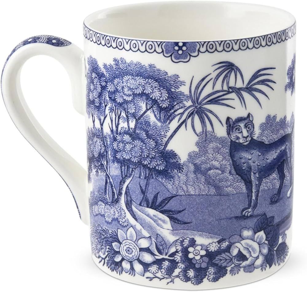 Spode Blue Room Collection Mug | India Sporting Motif | 16-Ounce | Large Cup for Coffee, Latte, T... | Amazon (US)