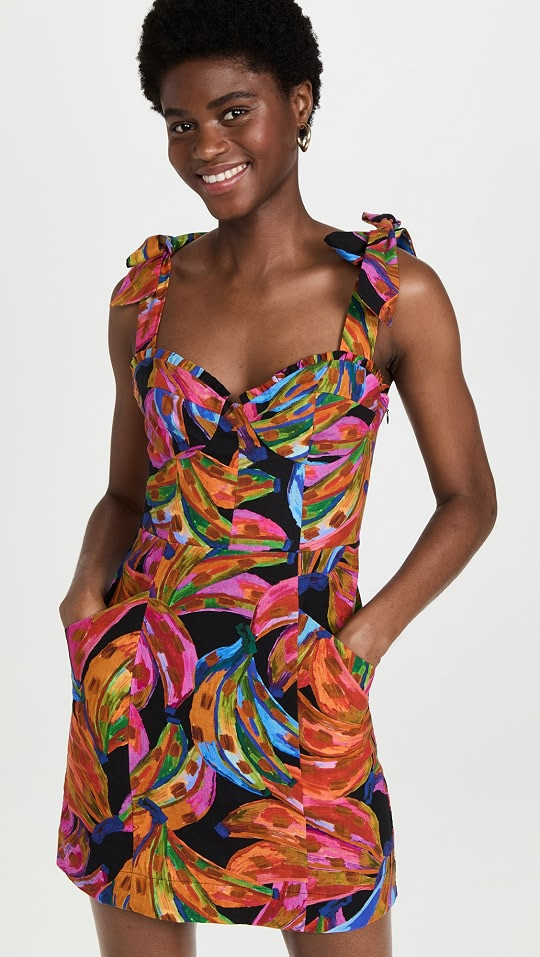 Rainbow Bananas Mini Dress | Shopbop