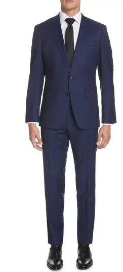 Genius Trim Fit Solid Wool Suit | Nordstrom