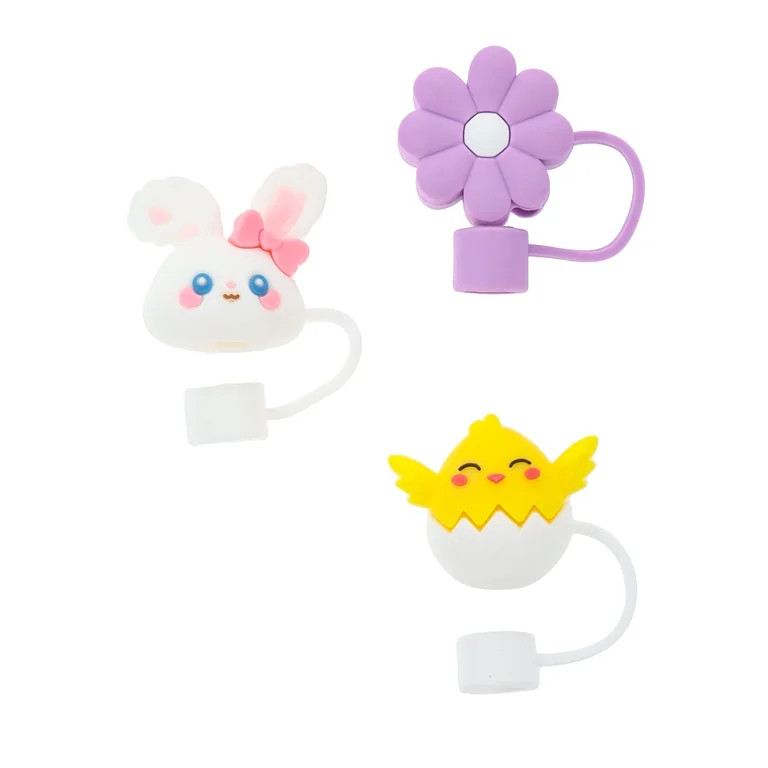 Way to Celebrate Easter Straw Toppers, 3 Pieces | Walmart (US)