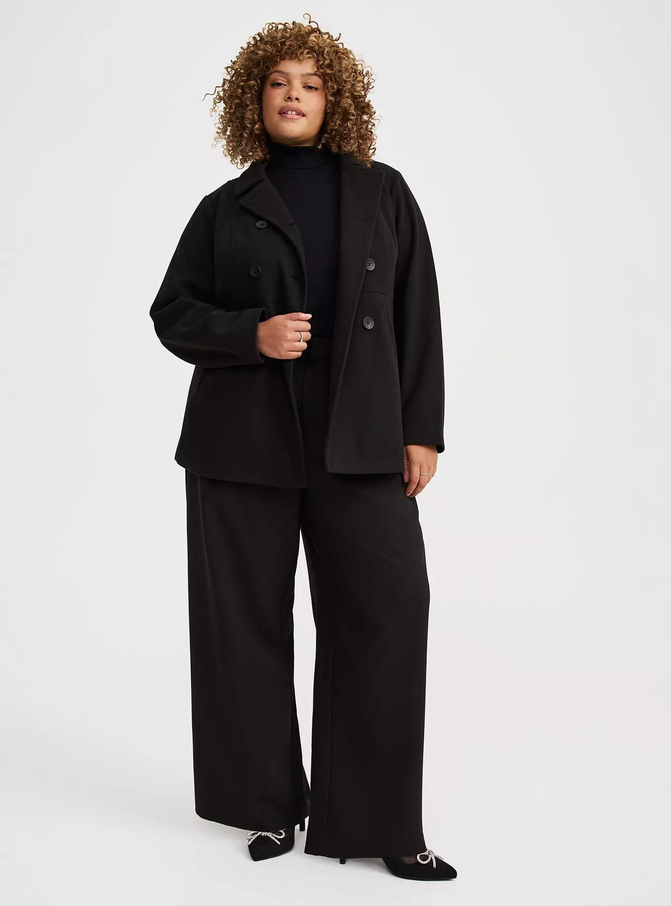 Cozy Double Breasted Peacoat | Torrid (US & Canada)