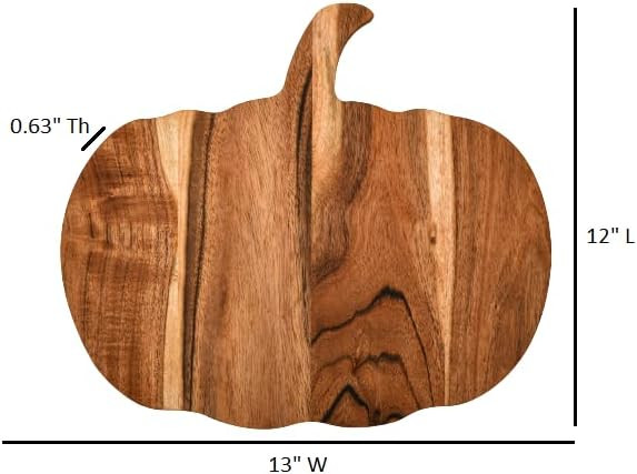 Halloween Pumpkin Shaped Wood Cutting Board for kitchen Decoration, Gothic Cutting Boards with Ha... | Amazon (US)