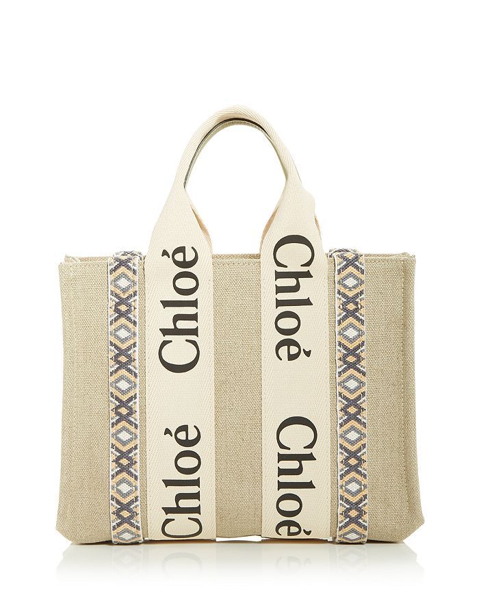Chlo&eacute; Small Woody Linen Tote Back to Results -  Handbags - Bloomingdale's | Bloomingdale's (US)