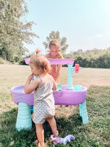 When it’s a nice day out we like to be outside and what better activity for a toddler then breaking out the water table!

#LTKFind #LTKSeasonal #LTKkids