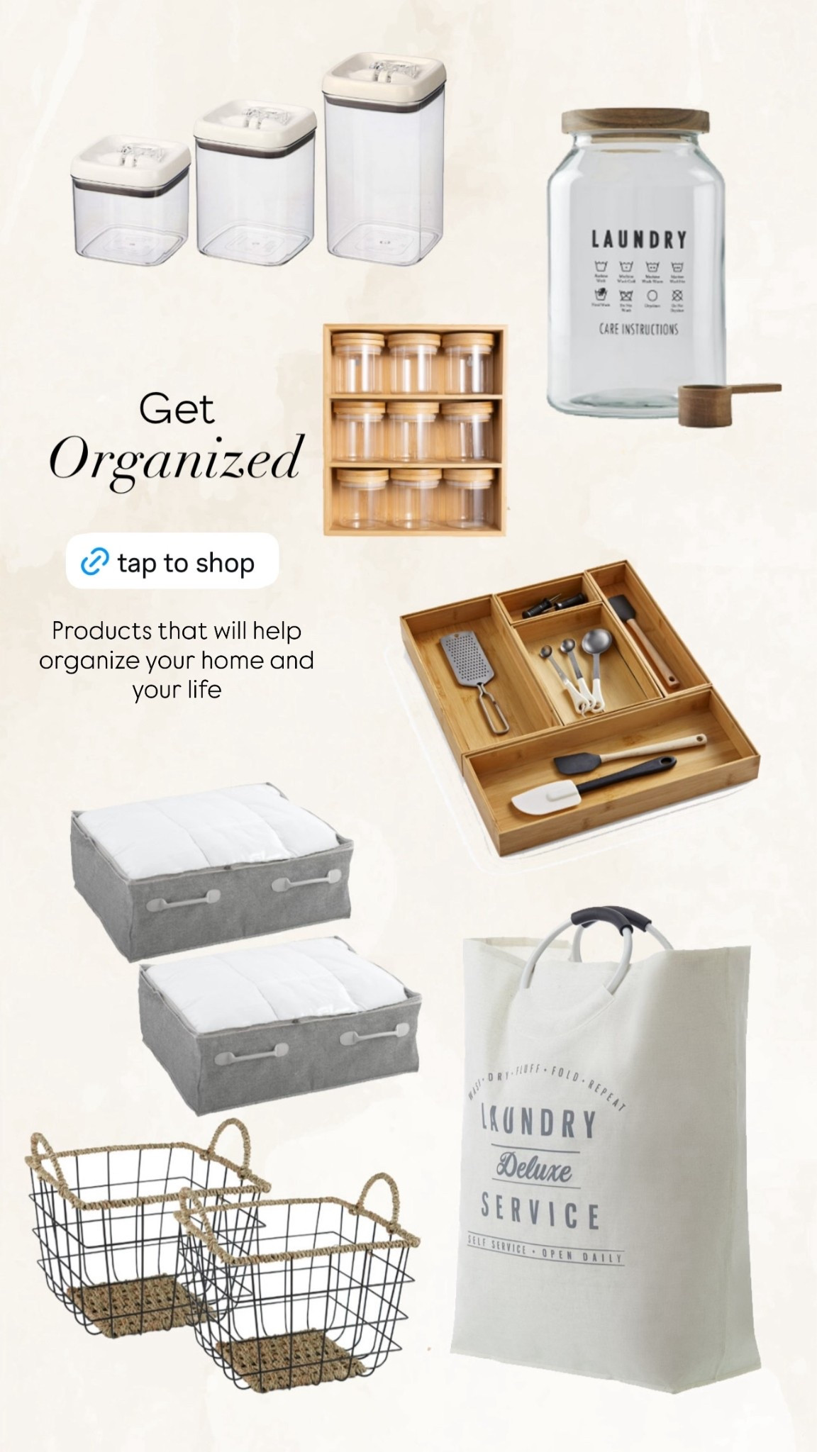 Products that will help organize your home and your life  #homedecor #decor #walmartfinds #homesweethome #laundry