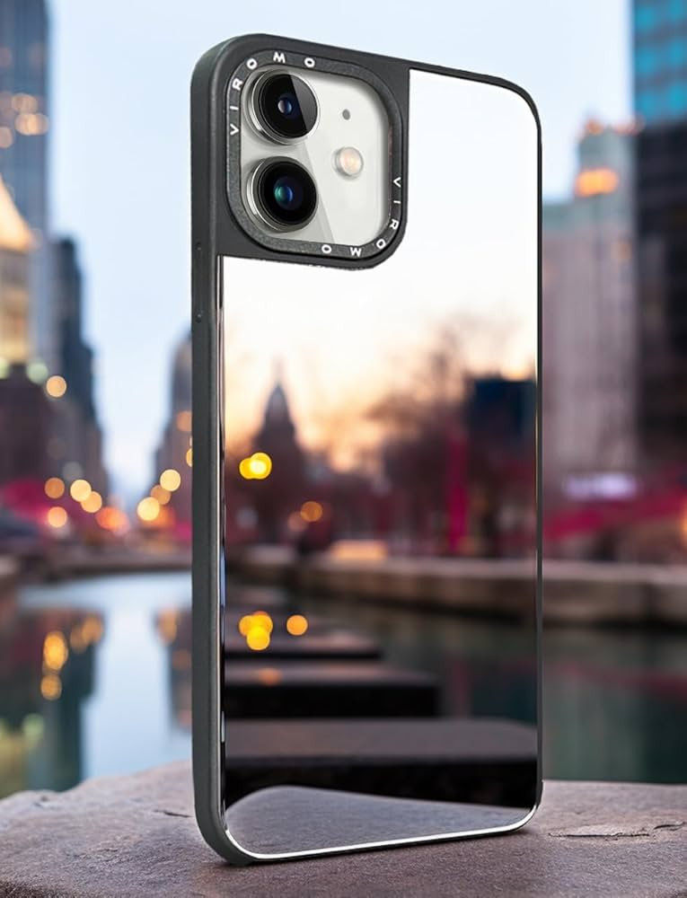 Mirror Case for iPhone 12/12 Pro (ONLY) with Screen Protectors [2 Pack], Shockproof Soft Corners,... | Amazon (US)