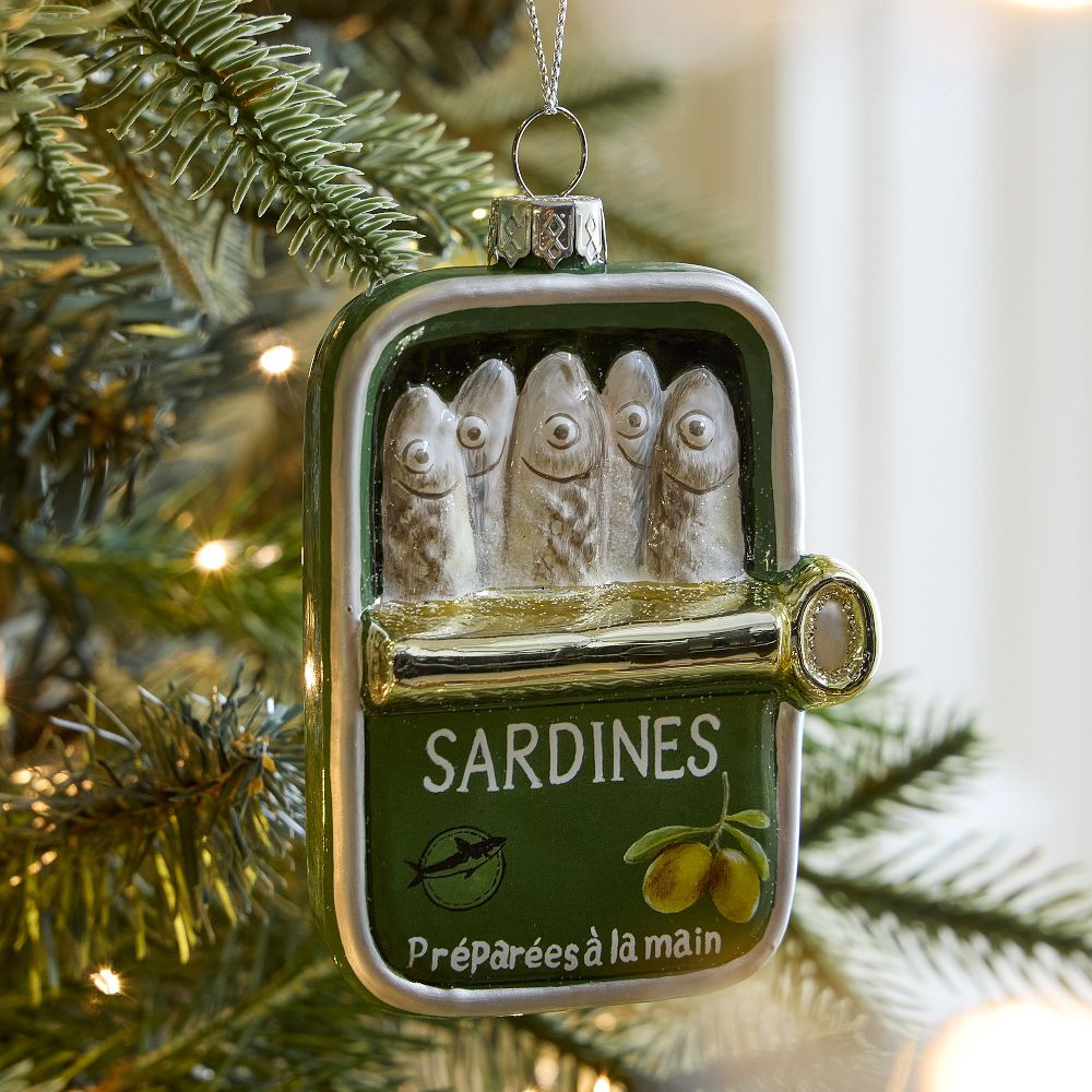 Glass Sardines Ornament | West Elm (US)